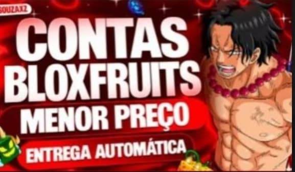 CONTAS BLOX FRUITS COMPLETAS - MENOR PREÇO! TODOS OS ESTILOS (COMPRE 1 LEVE 2)