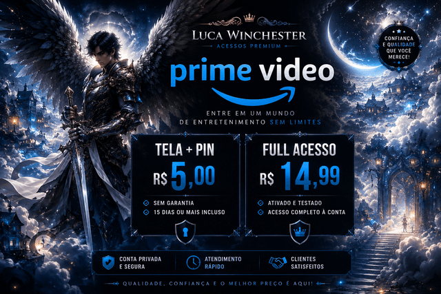 PRIME VIDEO | TELA + PIN | FULL ACESSO