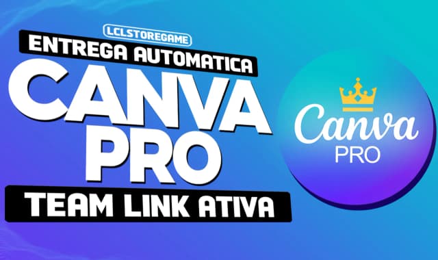 Canva Pro+ 30 Dias Mensais