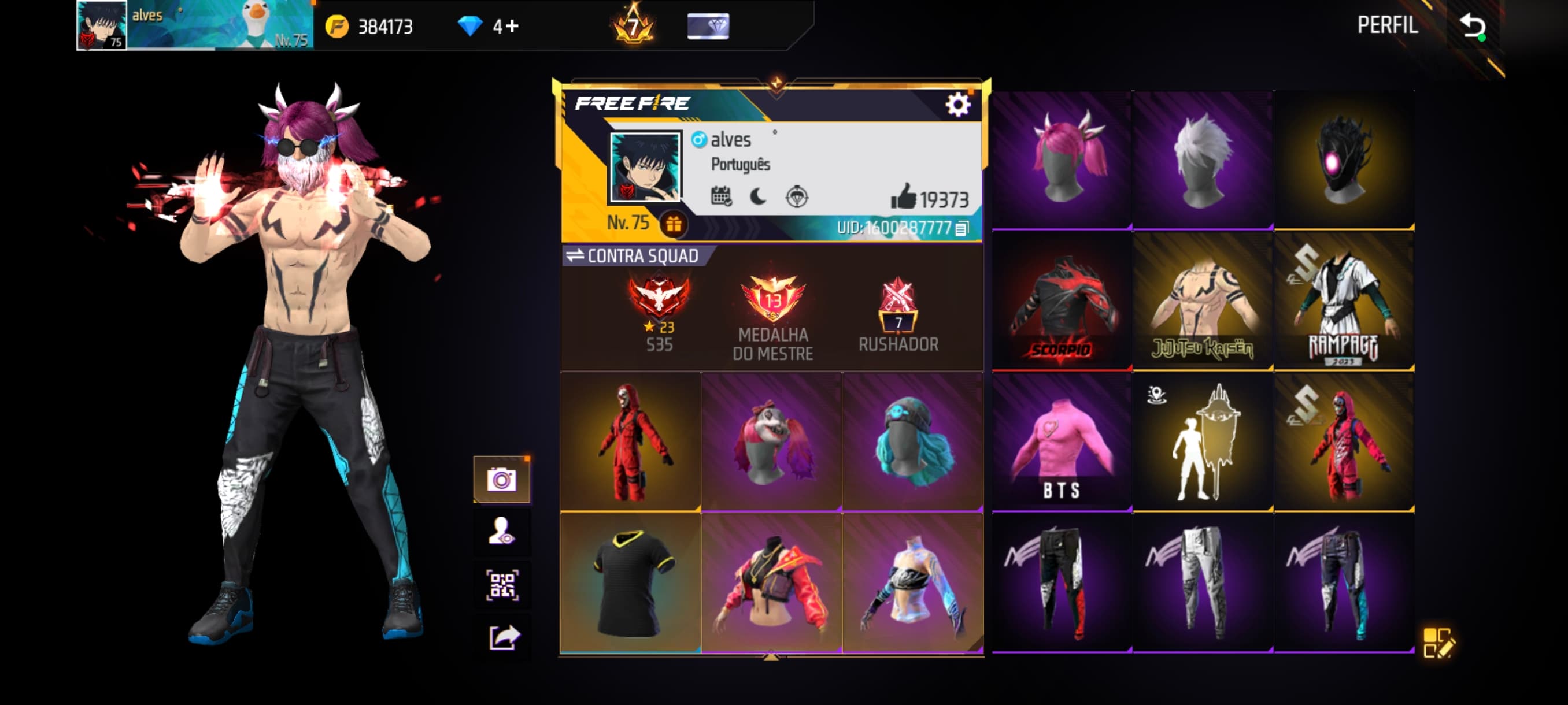 Conta Full gemada disponível