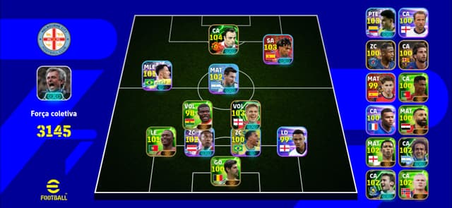 Continha efootball básica