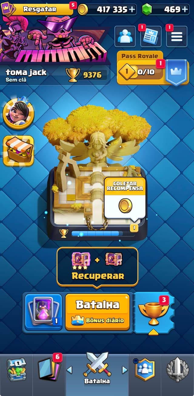 Conta de Clash Royale