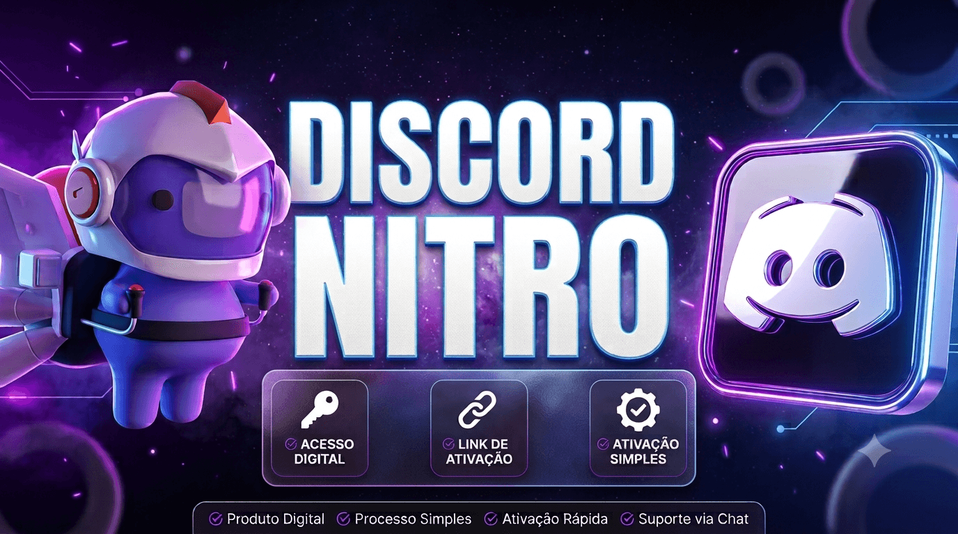 Discord Nitro | Link de Ativação | Mensal e Trimestral
