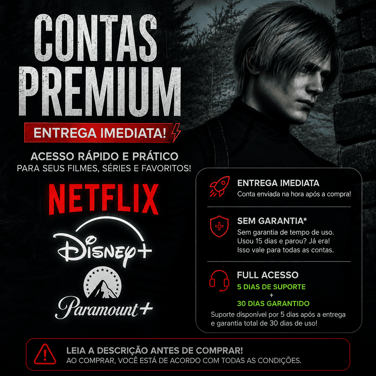 Contas Streaming.