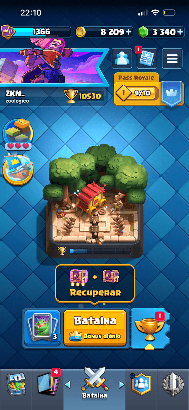 Conta de clash royale muito boa🔥