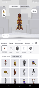 A conta tem martelo tapete muitas skins já foi gasto 4500 robux nela - imagem 2
