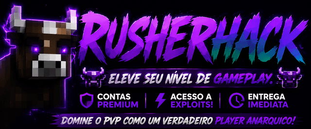 🚀 RUSHERHACK LIFETIME | ENTREGA AUTOMÁTICA | SUPORTE GARANTIDO