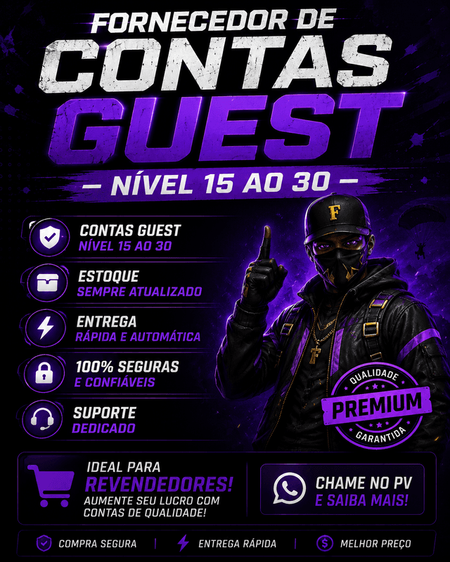 Fornecedor de conta no guest