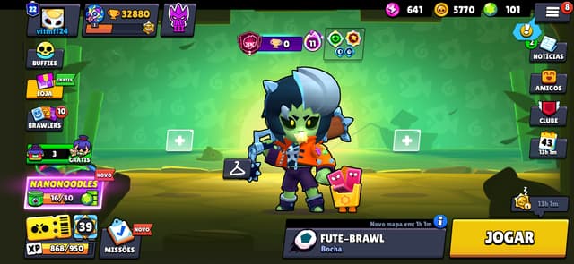 Conta de 2024 32k de troféu elo alto com várias skin limitadas
