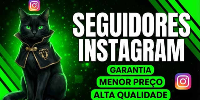 [MELHOR DO SITE] Seguidores Instagram ⚡ Curtidas e Views | Opção Brasileira e Reposição | Entrega Rápida 🚀